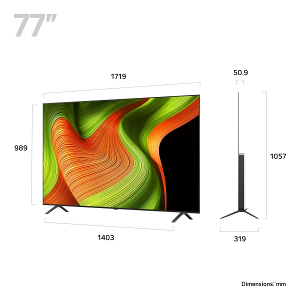 LG OLED77B56LA 77 Inch OLED 4K Ultra HD Smart TV - Image 2