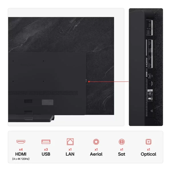 LG OLED77C55LA.AEK 75 Inch OLED 4K Ultra HD Smart TV - Image 7