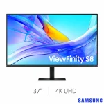 Samsung S80UD 37 Inch 4K Ultra HD, 60Hz, VA Monitor, LS37D800UAUXXU