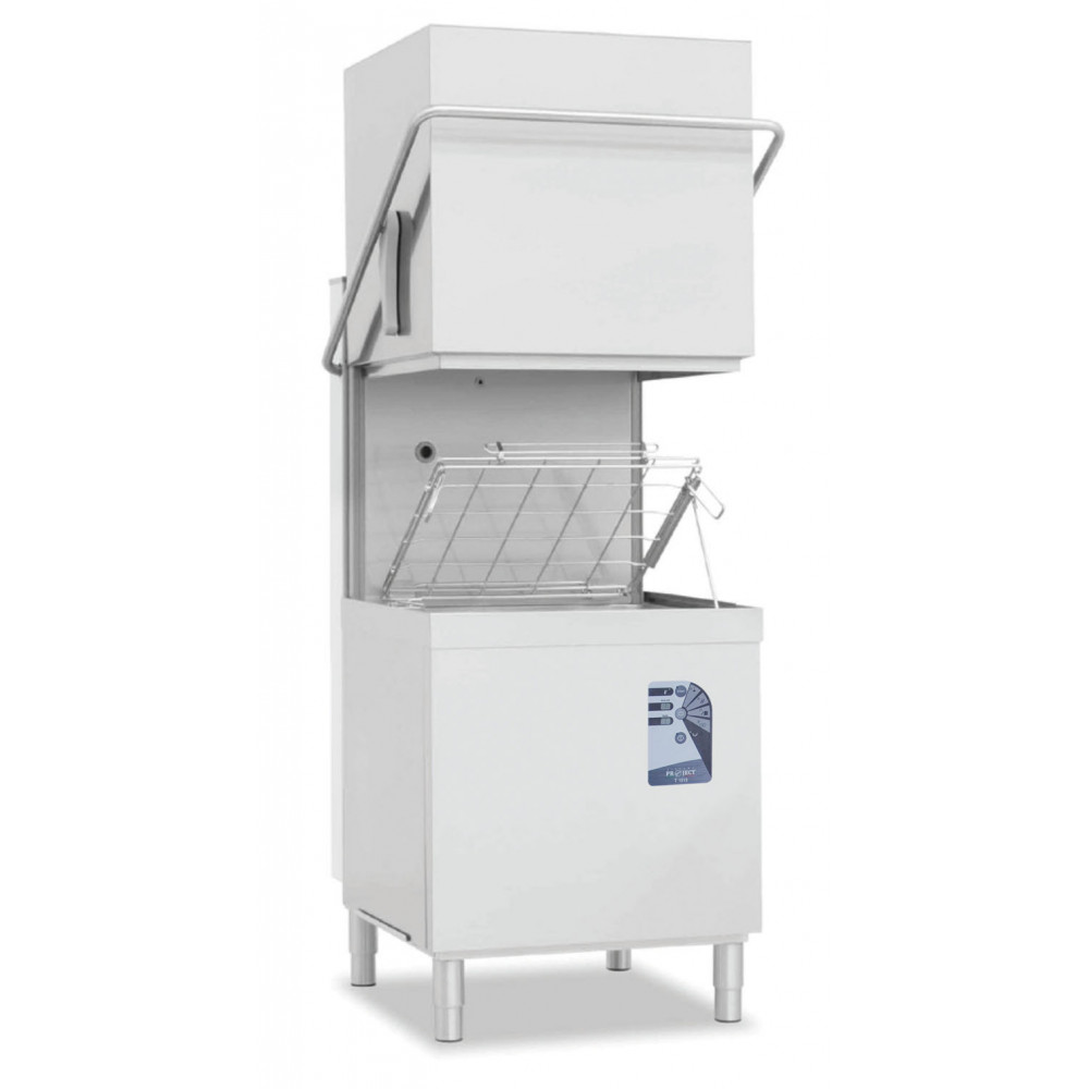 Prodis T1515PBT Heavy Duty 600 x 500mm Basket Air Break Tank Hood Dishwasher, Drain Pump - Image 2